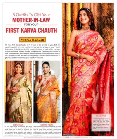 3 Outfits to Gift Your Mother-In-Law for Your First Karvachauth