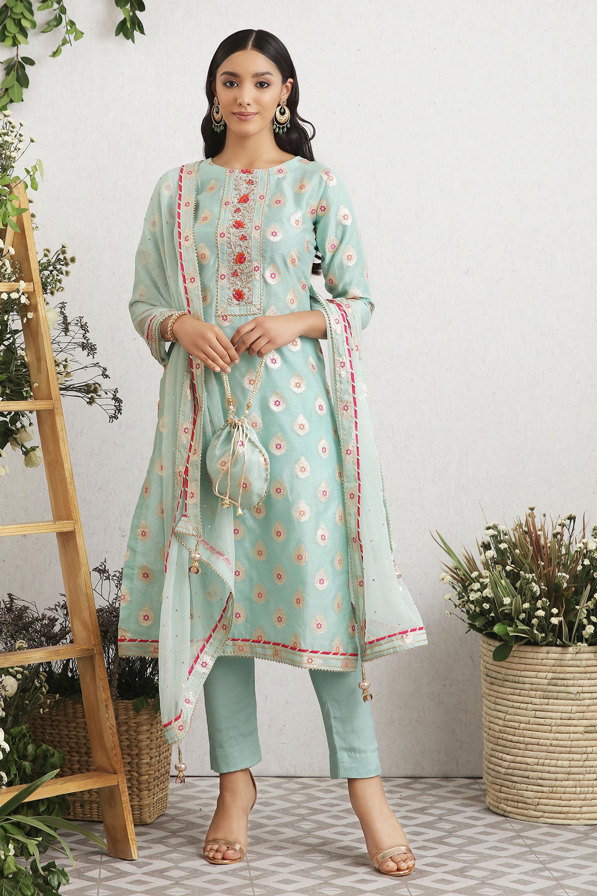 Meena bazaar palazzo on sale suits