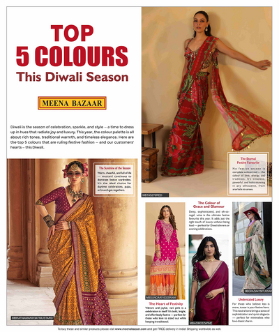 Top 5 Colours This Diwali Season