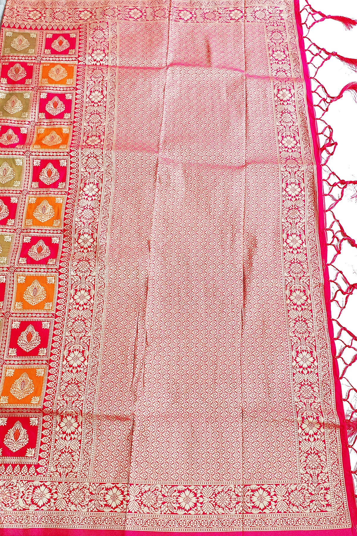 Rani Silk Woven Saree