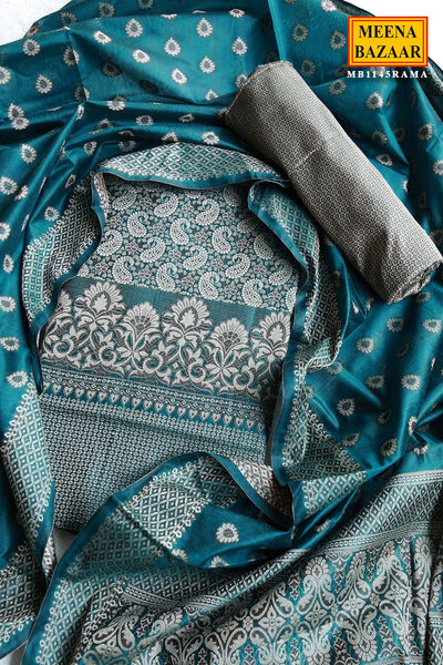 Rama Chanderi Cotton Woven Suit Set