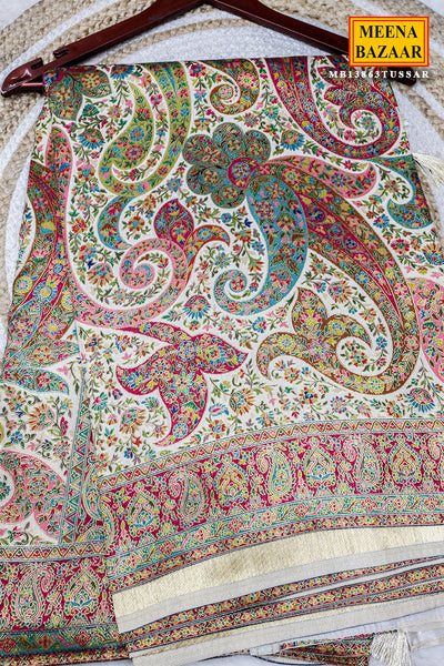 Tussar Silk Weaving Saree Elegant Festive & Traditional Wear