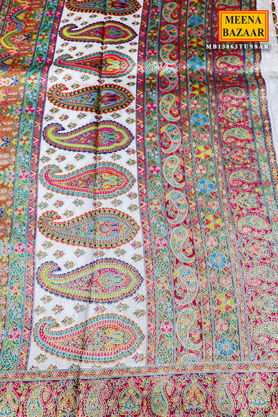 Tussar Silk Weaving Saree Elegant Festive & Traditional Wear