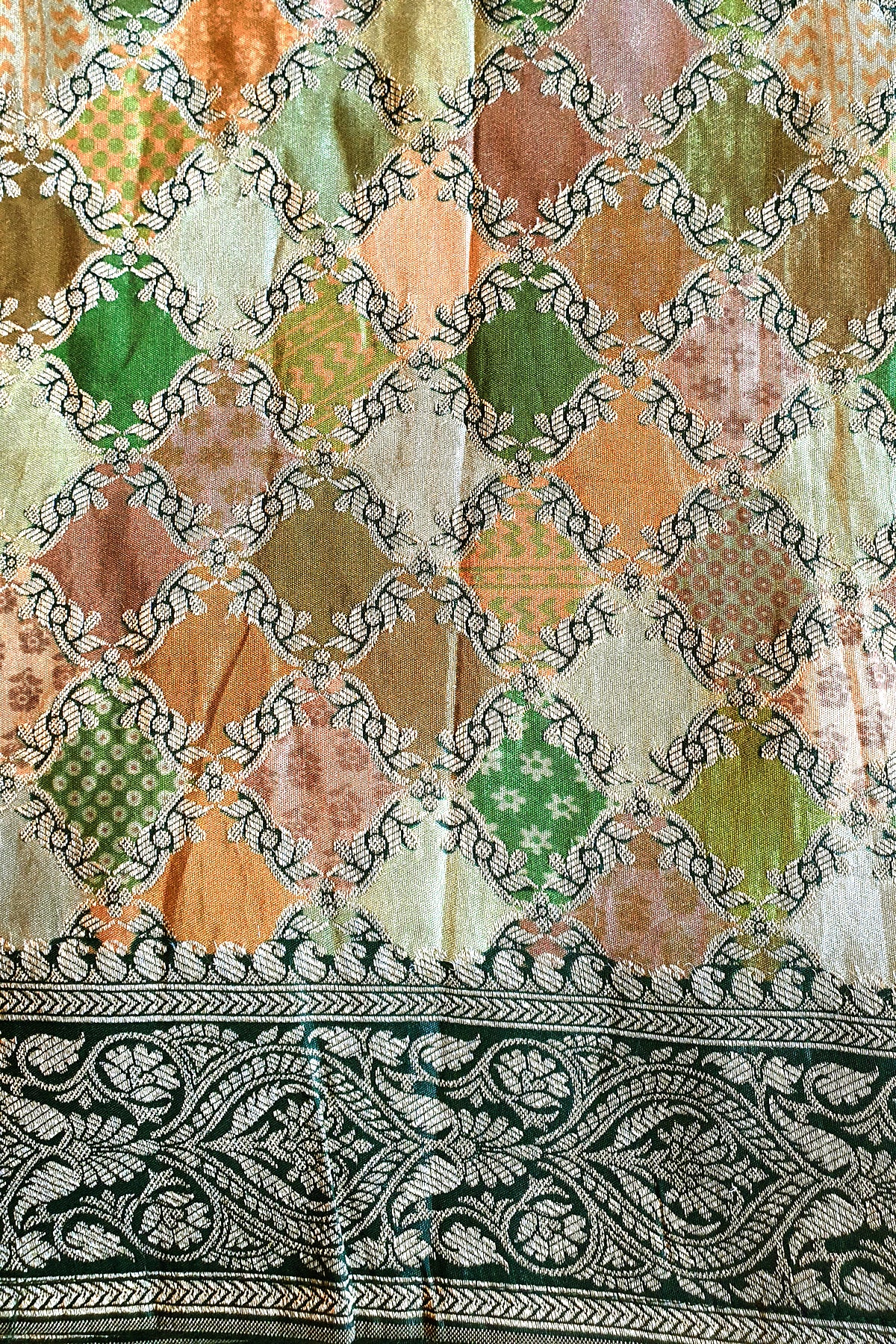 Green Silk Woven Saree