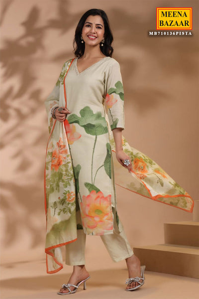 Pista Cotton Floral Printed Suit Set