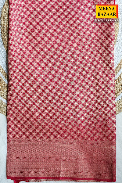 Rani Blended Silk Zari Woven Saree