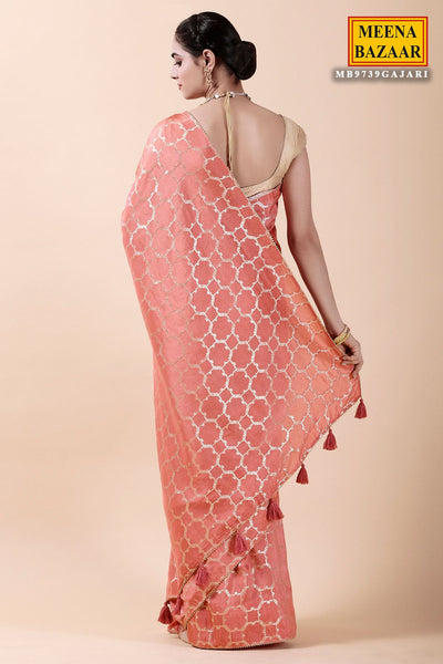 Gajari Silk Woven Saree