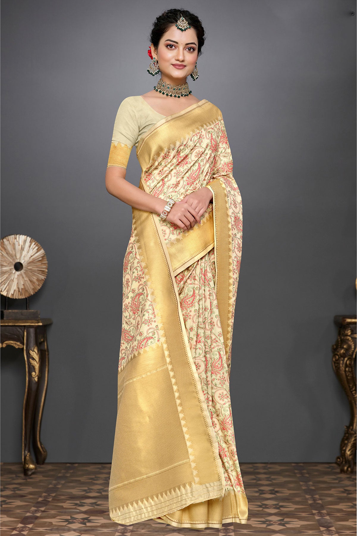 Rustic Elegance The Handwoven Art of Tussar Silk Saree