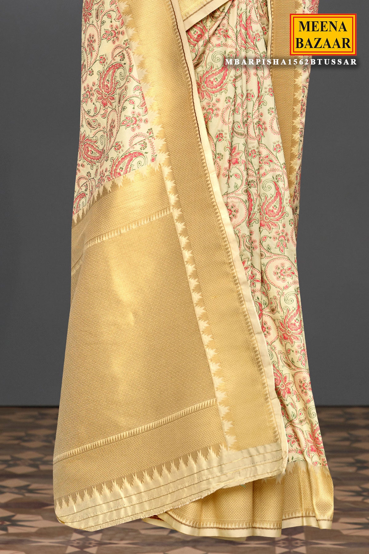 Rustic Elegance The Handwoven Art of Tussar Silk Saree