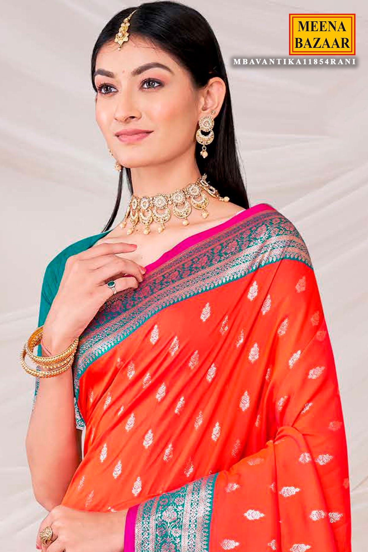 Rani Silk Zari Woven Saree