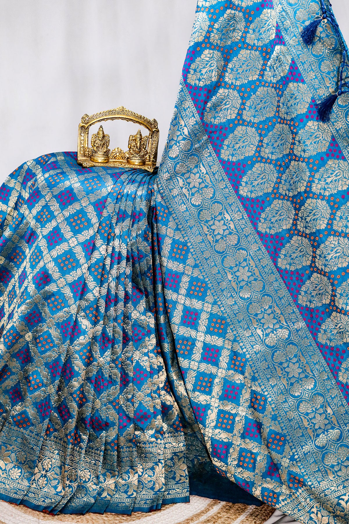 Elegant Royal Blue Saree