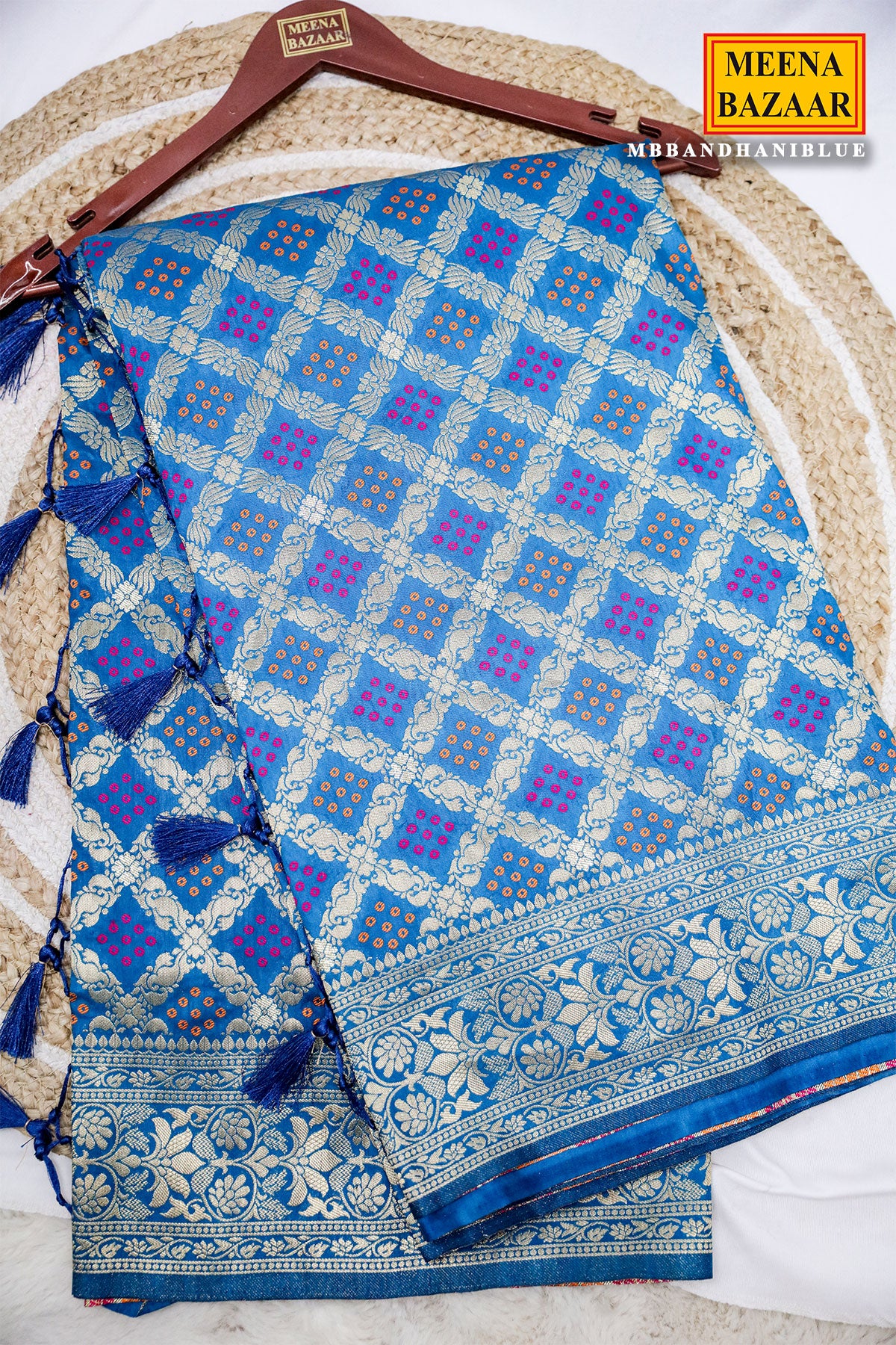 Elegant Royal Blue Saree