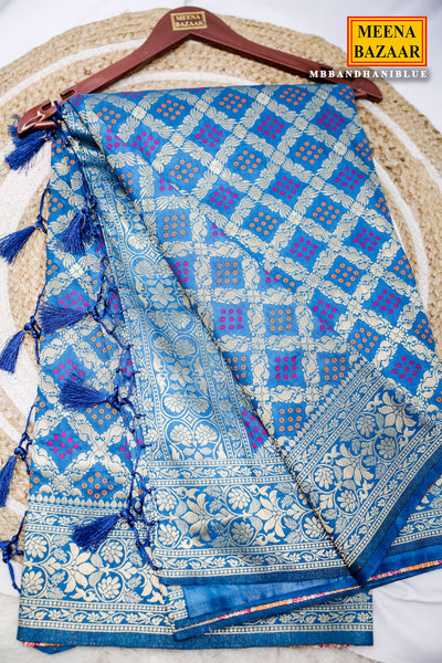 Elegant Royal Blue Saree