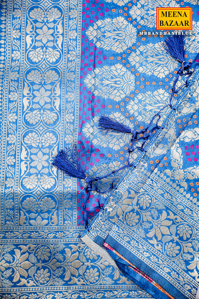 Elegant Royal Blue Saree