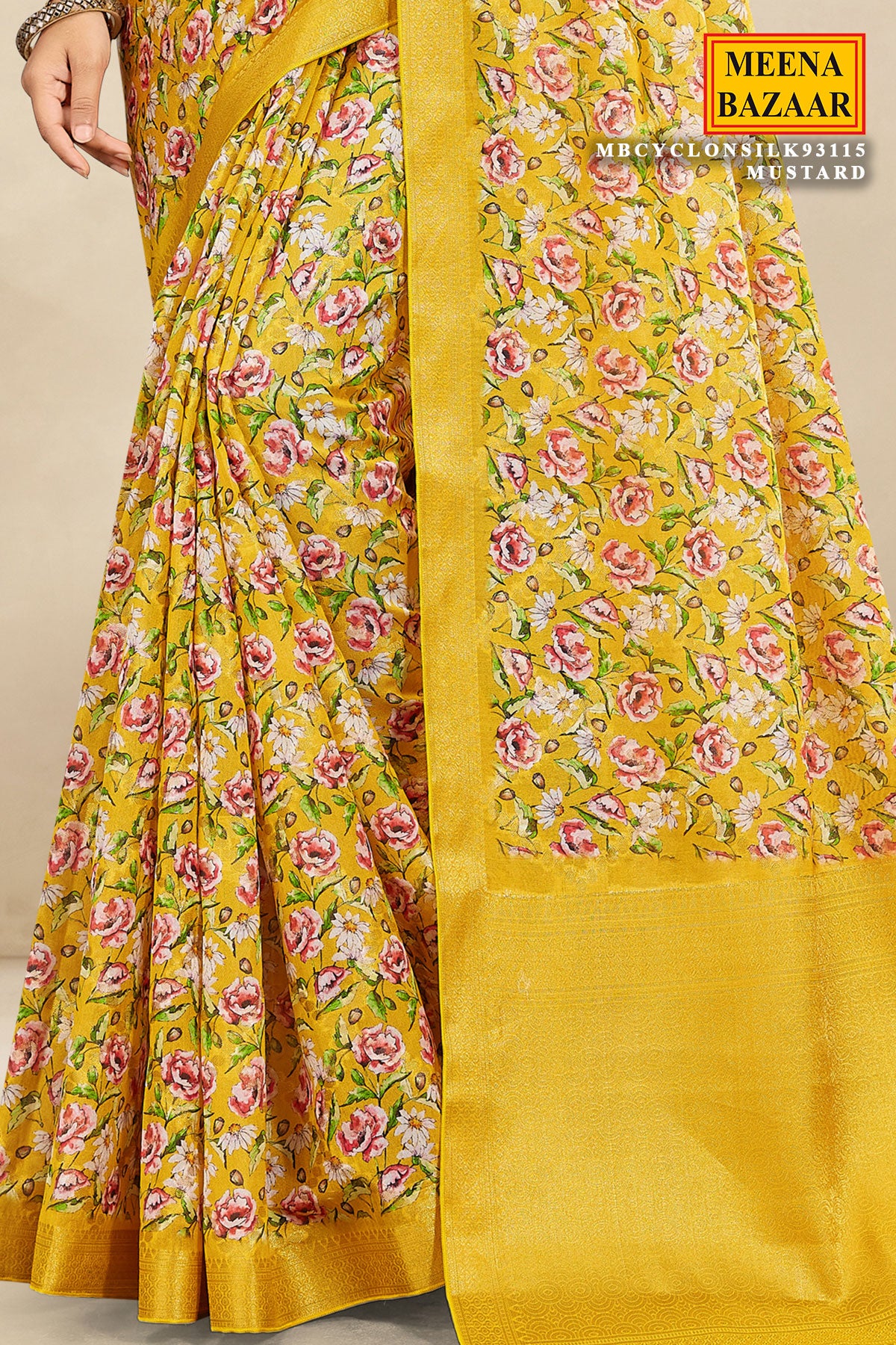 Mustard Silk Saree Elegant Traditional & Festive Wear
