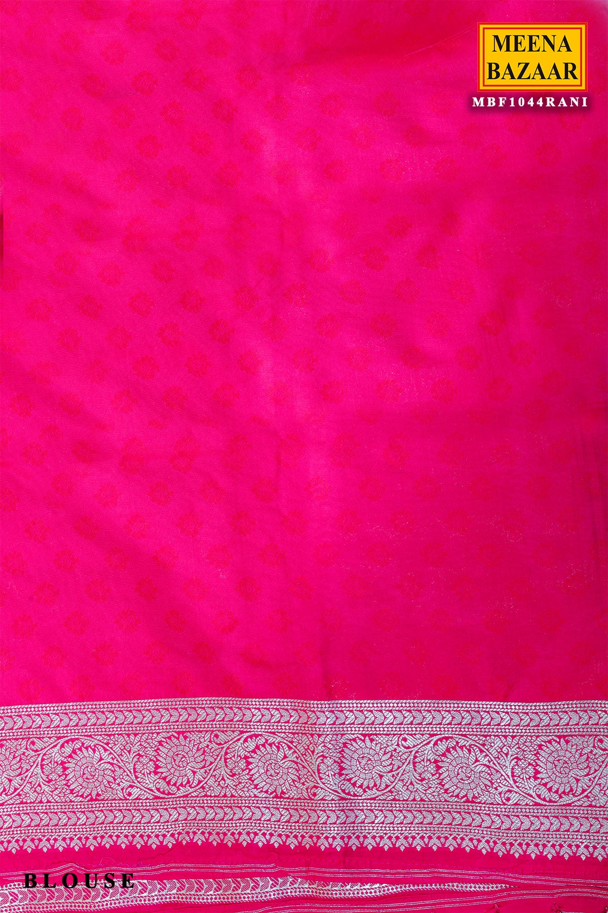 Rani Silk Weaving Saree Elegant Traditional Indian Saree for Women
