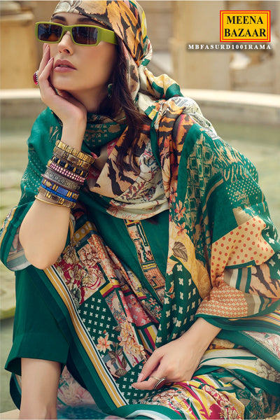 Rama Pashmina Printed Suit