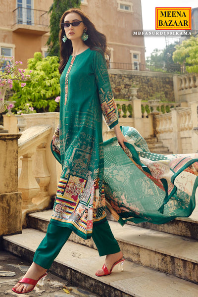 Rama Pashmina Printed Suit