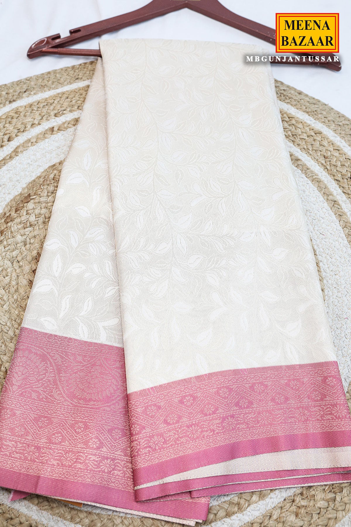 Tussar Silk Weaving Saree Traditional Festive Wear