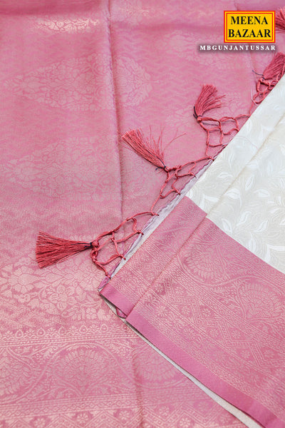 Tussar Silk Weaving Saree Traditional Festive Wear