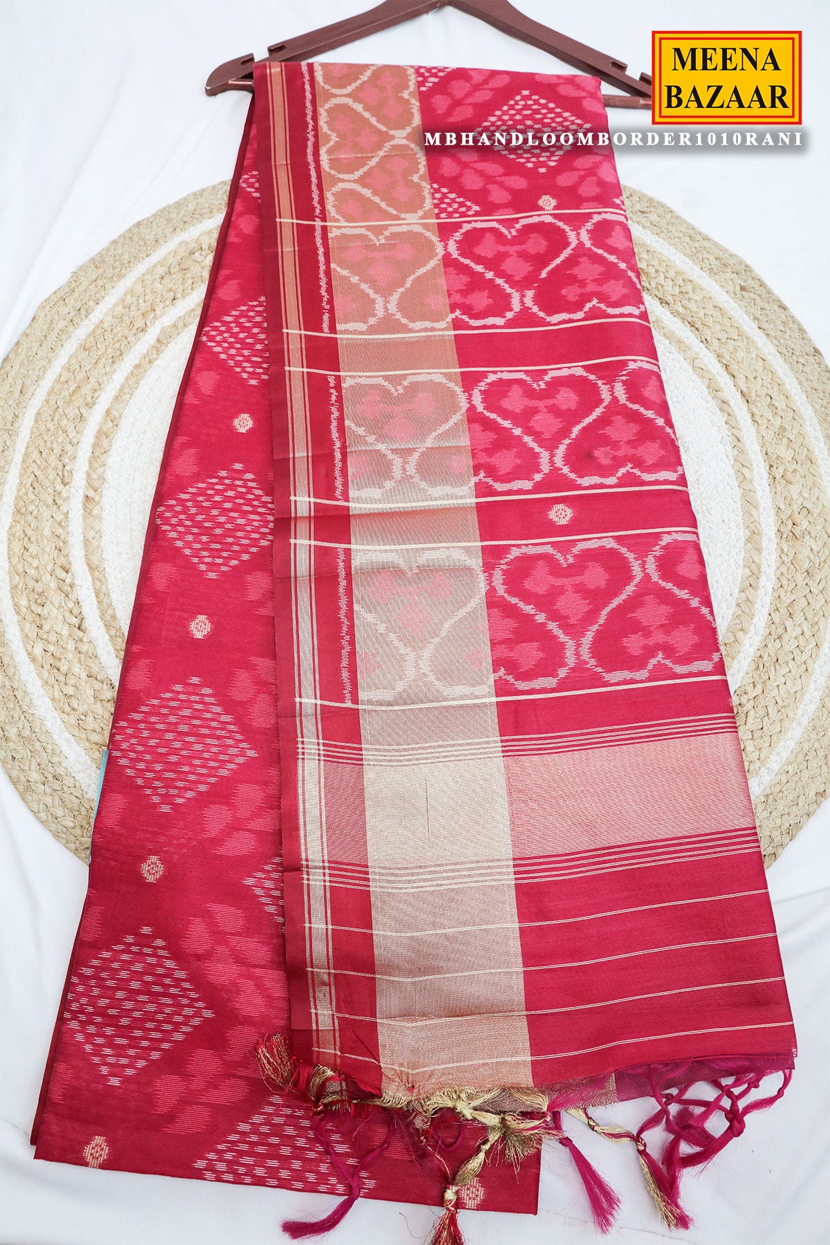 Rani Cotton Weaving Saree Elegant Daily & Festive Wear