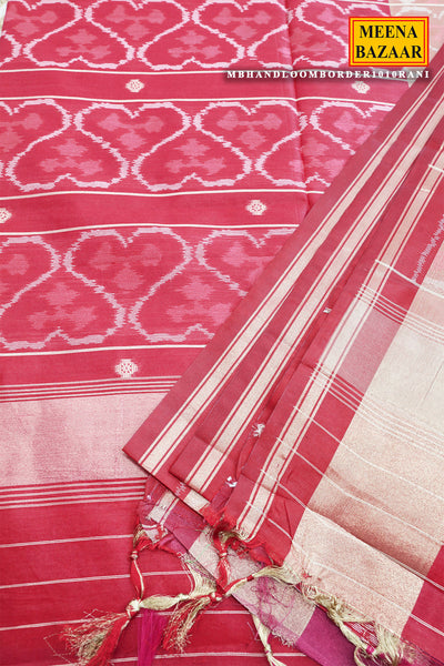 Rani Cotton Weaving Saree Elegant Daily & Festive Wear