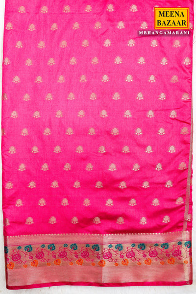 Rani Blended Silk Zari Woven Saree