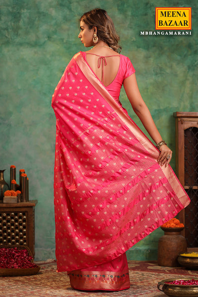 Rani Blended Silk Zari Woven Saree