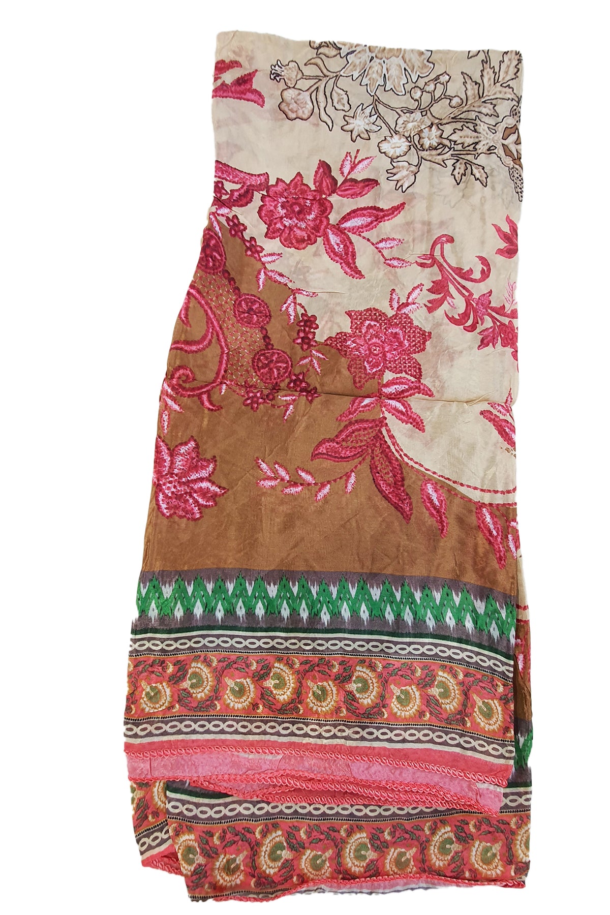 Tussar Muslin Cotton Printed Unstitched Suit Set