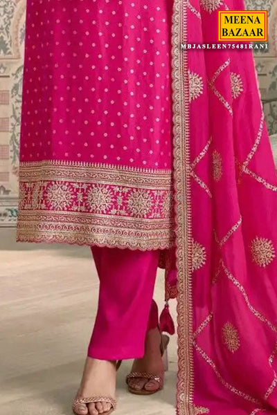 Rani Crepe Embroidered Unstitched Suit