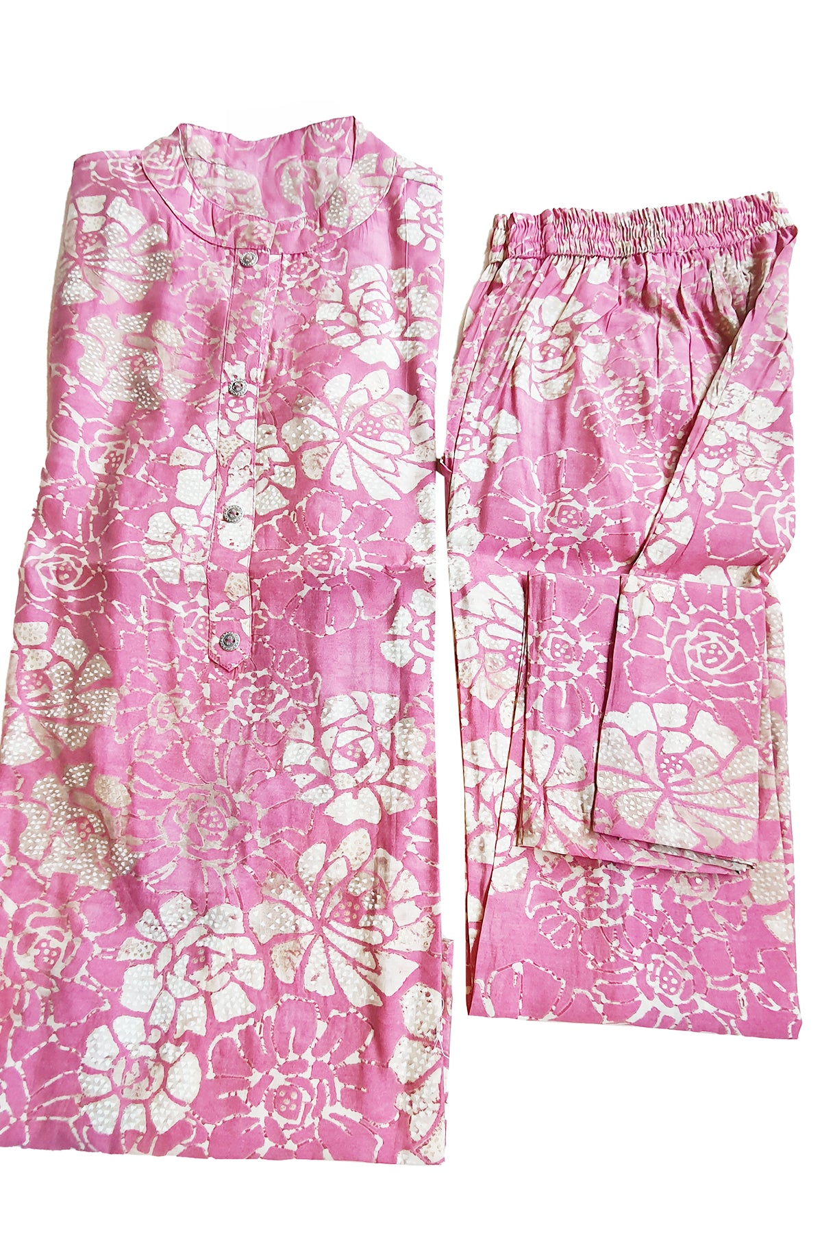 Gajari Muslin Floral Printed Co Ord Set