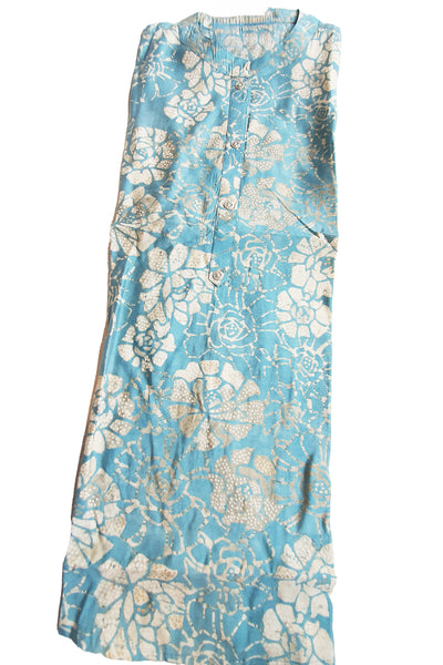 Blue Muslin Floral Printed Co-ord Set