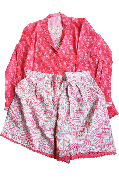 Gajari Printed Cotton Cambric Printed 2-Pc co-Ord Set