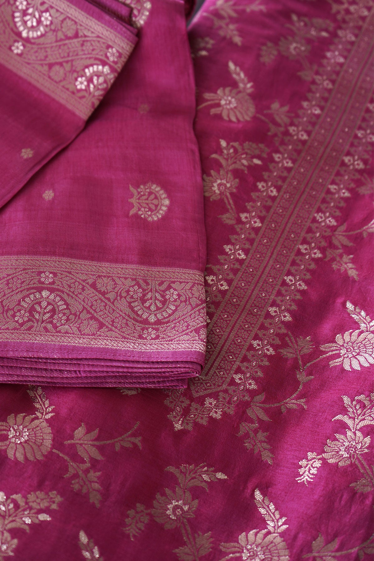 Rani Blended Silk Zari Woven Suit Set