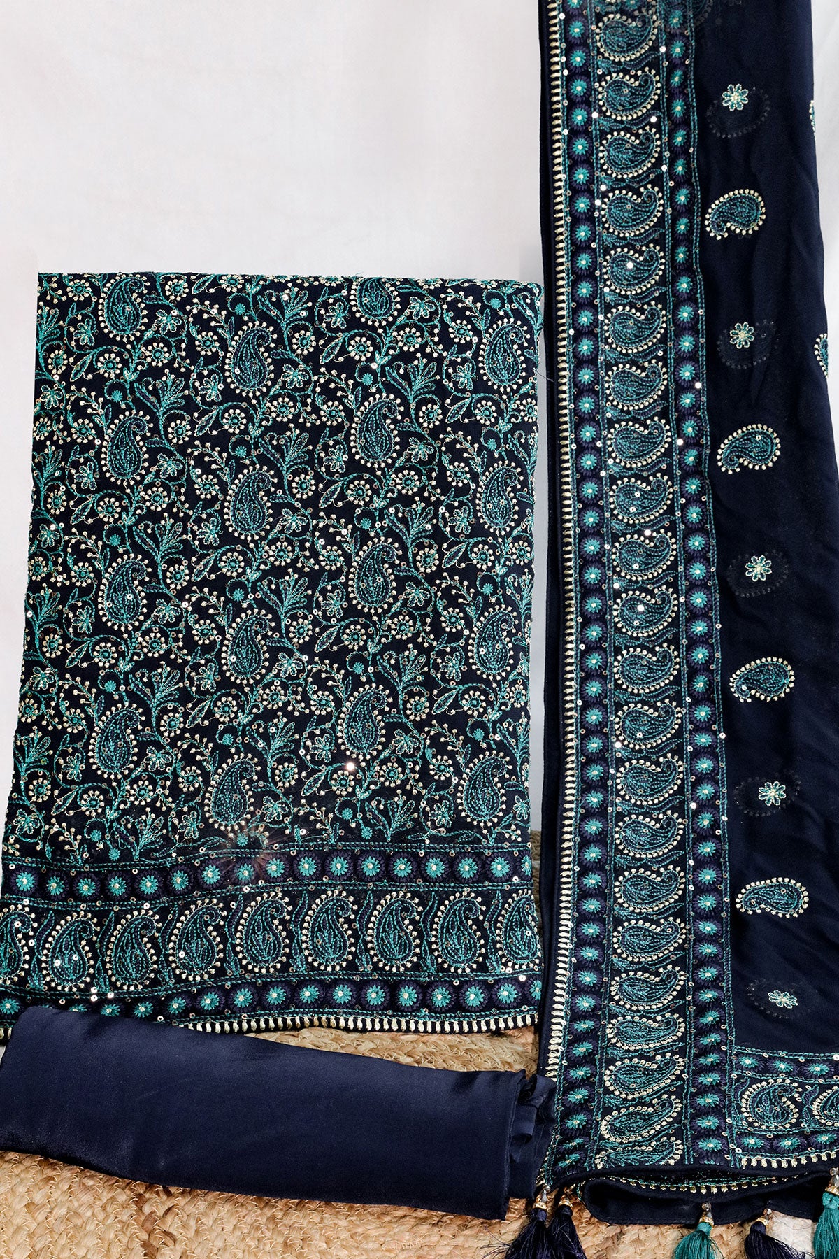 Navy Suit Piece Bold Meets Classic Unstitched Suit