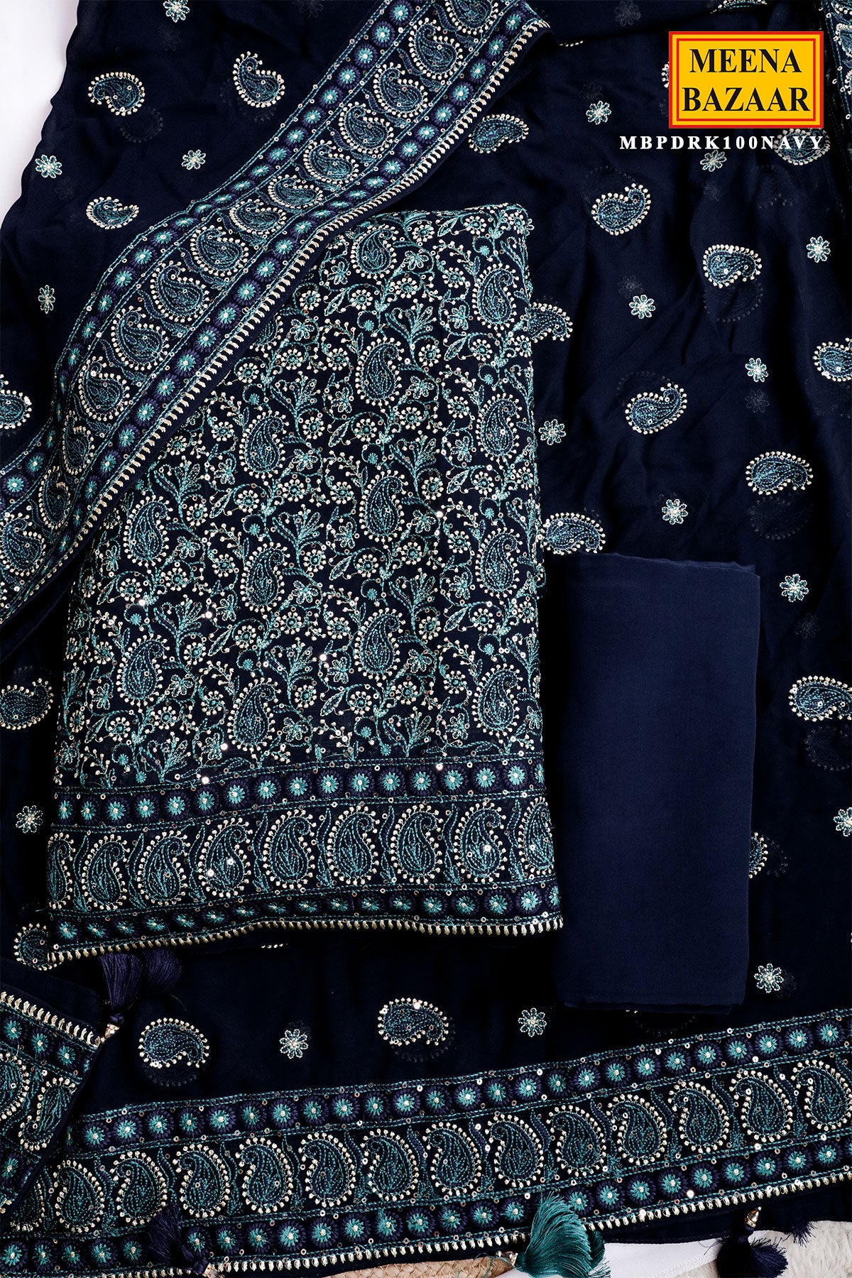 Navy Suit Piece Bold Meets Classic Unstitched Suit