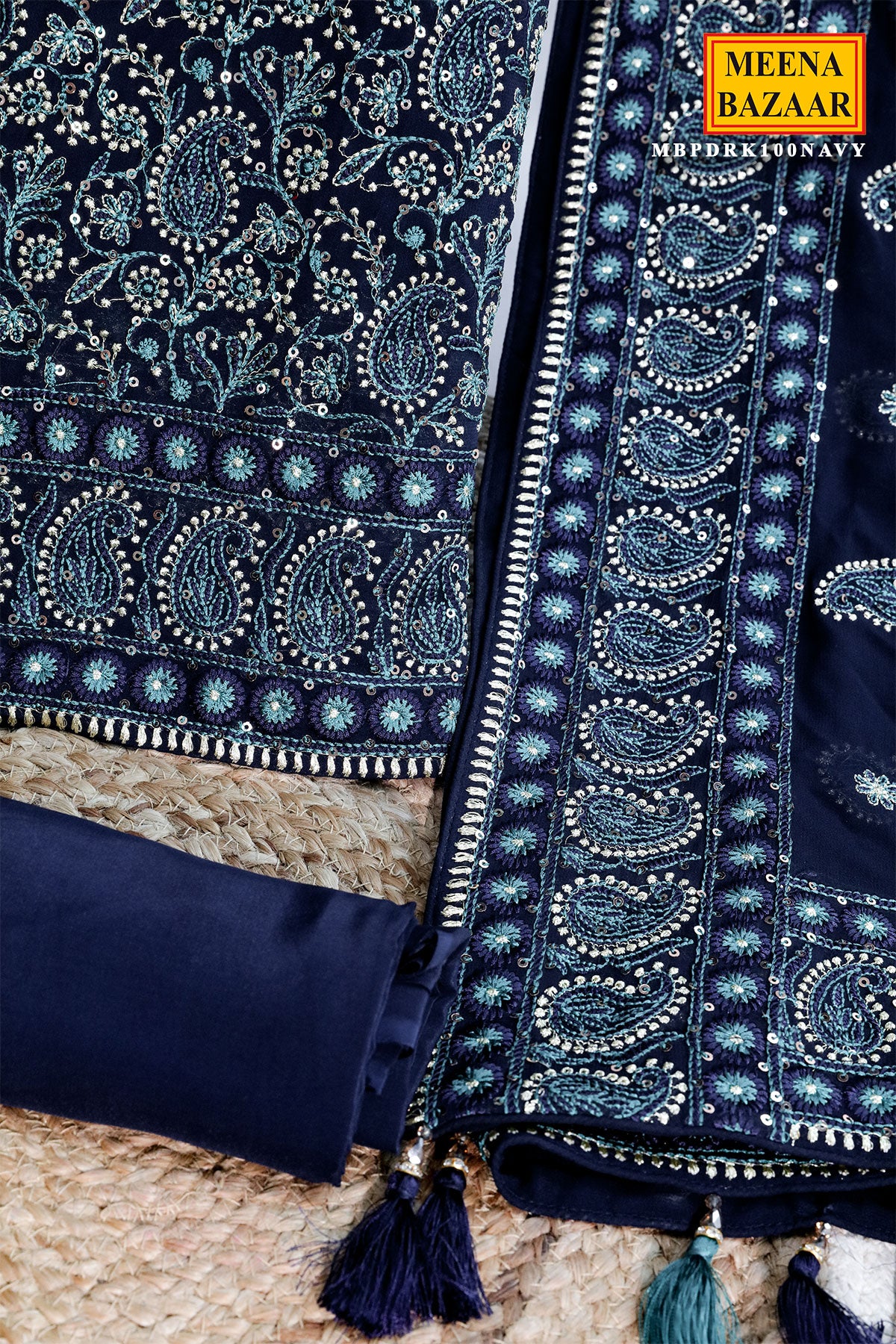 Navy Suit Piece Bold Meets Classic Unstitched Suit