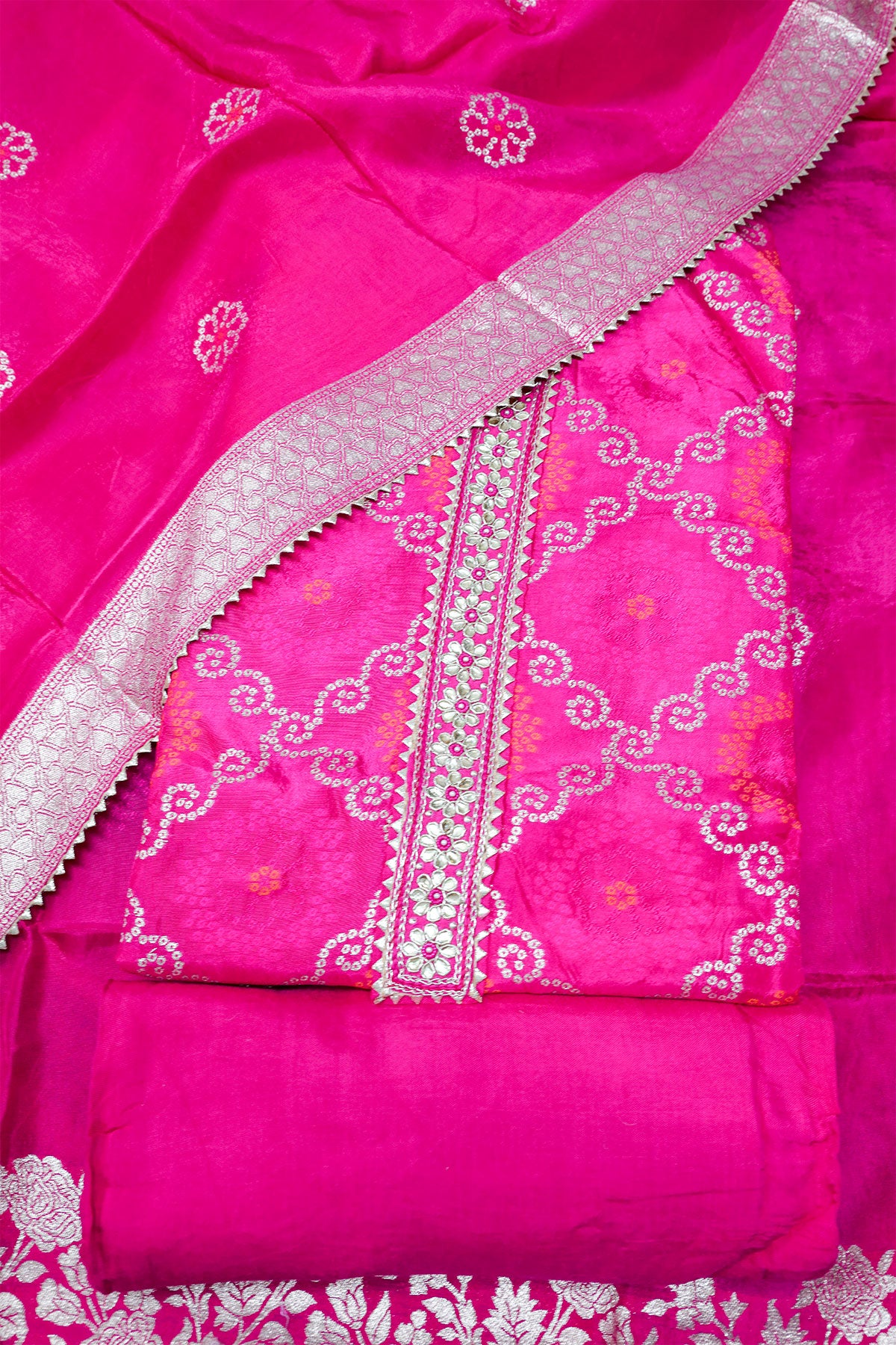 Rani Silk Embroidered Unstitched Suit