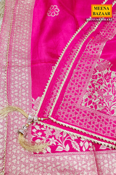 Rani Silk Embroidered Unstitched Suit