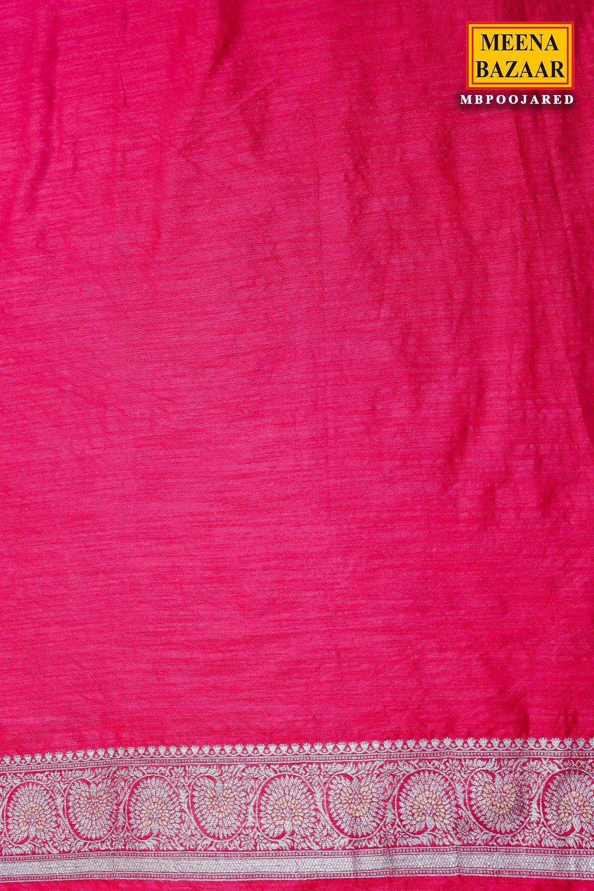 Red Silk Blend Zari Woven Saree