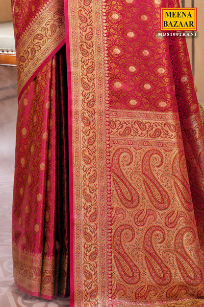 Rani Woven Banarasi Silk Saree