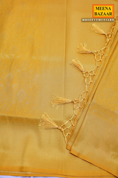 Mustard Silk Weaving Saree Elegant Traditional & Festive Wear
