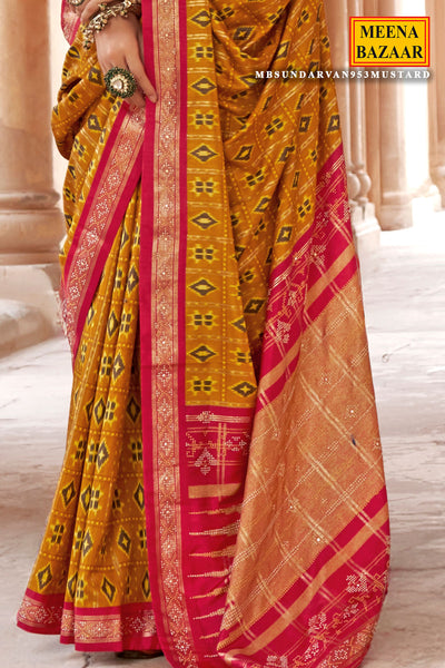Mustard Silk Weaving Saree Elegant Traditional & Festive Wear