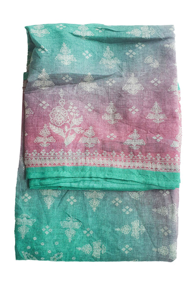 Rama Linen Cotton Printed Unstitched Suit Set