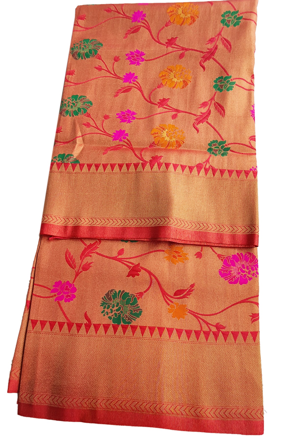 Red Banarasi Silk Saree