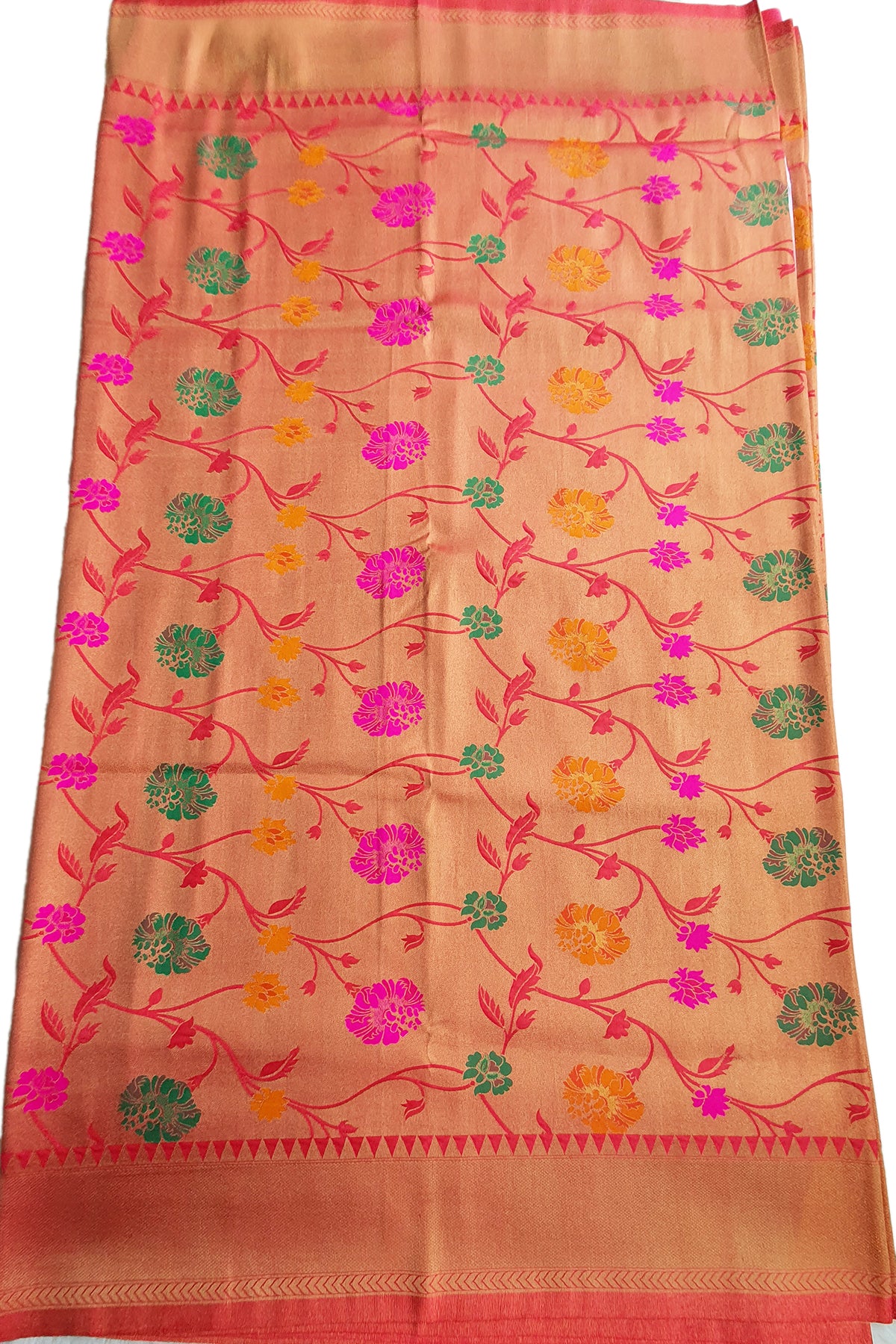 Red Banarasi Silk Saree