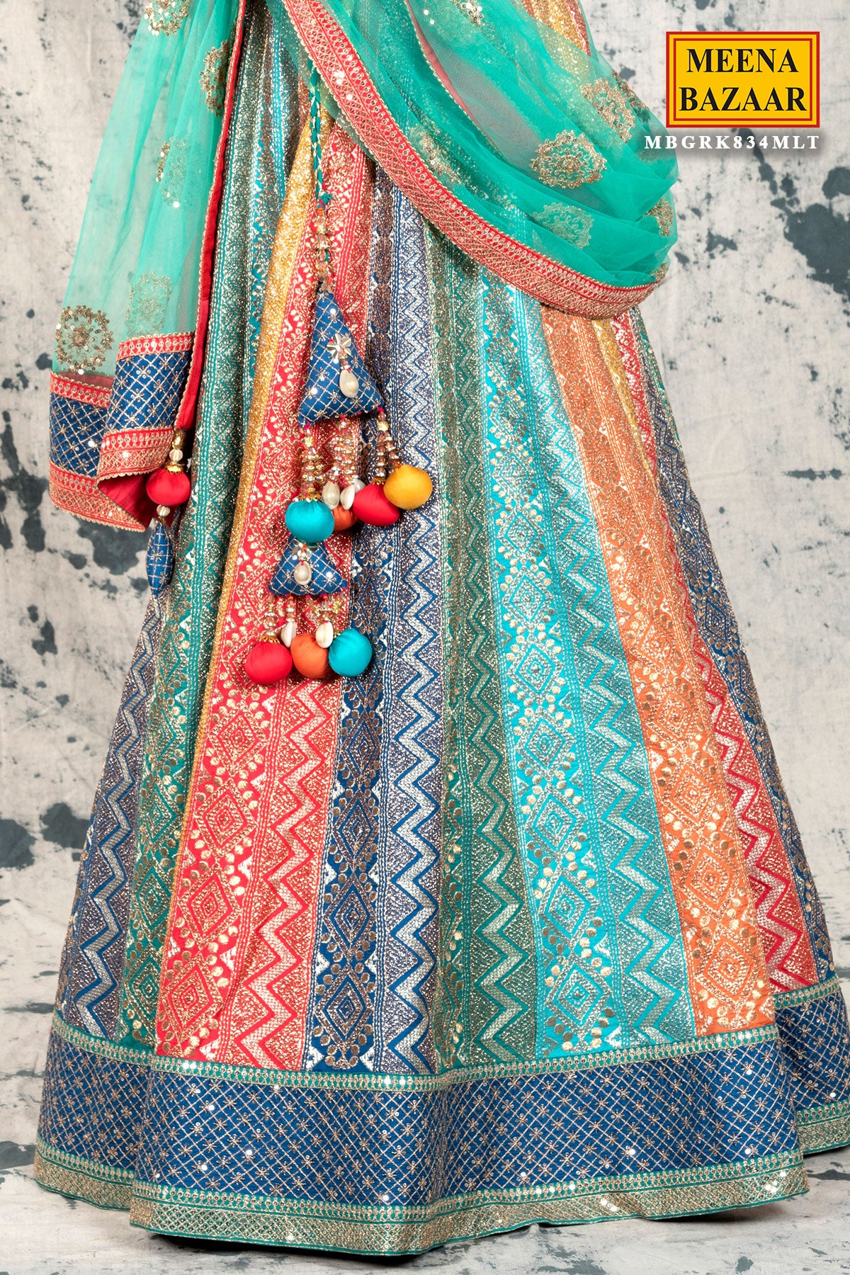 Printed & Thread Embroidered Choli With Lehenga & Dupatta | Lehenga  dupatta, Lehenga, Fashion sense