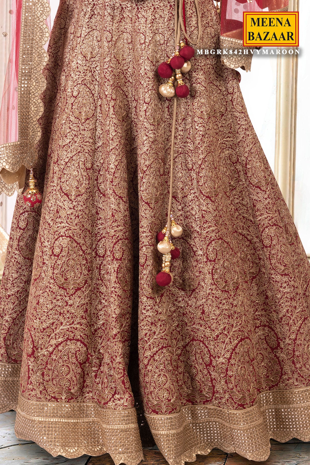 Meena Bazaar Self Design Women's Lehenga Choli - Buy Neon Pink Meena Bazaar  Self Design Women's Lehenga Choli … | Indian dresses, Bridal outfits,  Lehenga collection