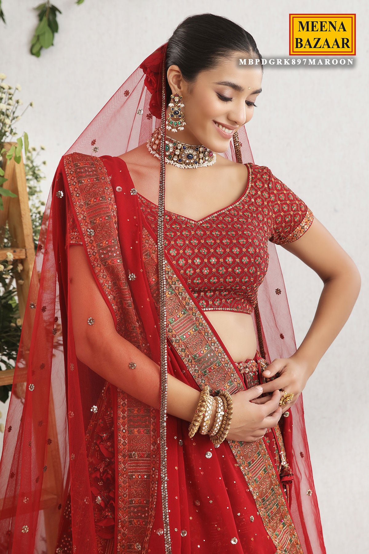 Meena Bazaar Shopping Sanasafinaz Bridal Lehenga Indian Maxi - Fancy  Dresses Home Delivery Available - YouTube