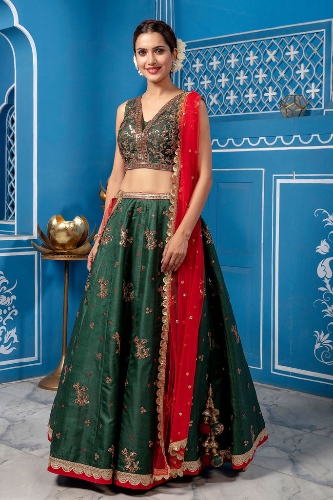 Meena Bazaar Lehenga Choli - Buy Meena Bazaar Lehenga Choli online in India